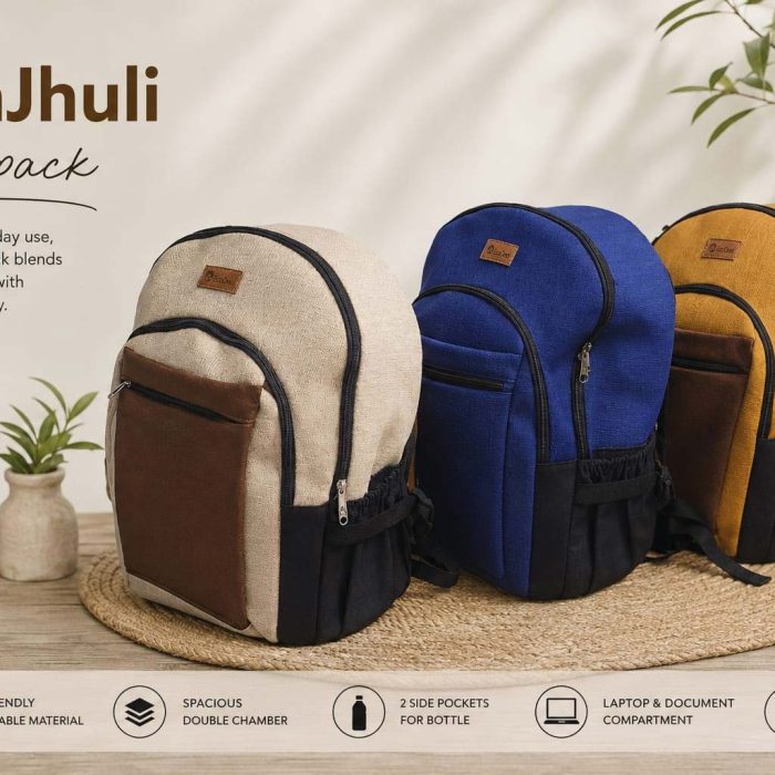 GanJhuli Backpack – Everyday Comfort, Naturally Yours