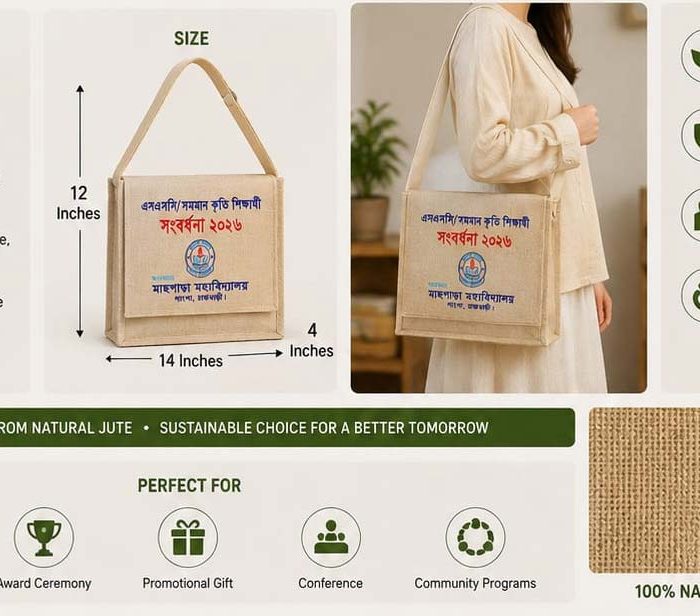 Customized-03 Custom Jute Shoulder Bag