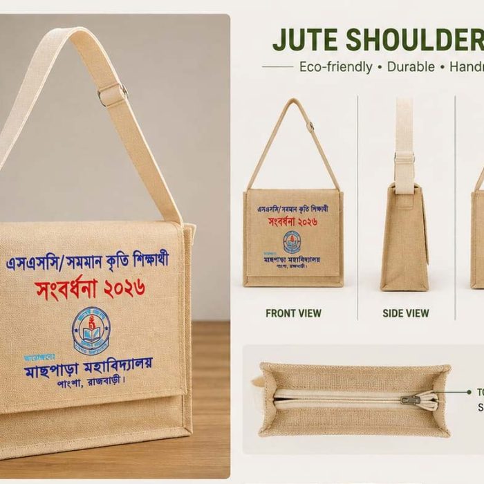 Customized-04 Custom Jute Shoulder Bag