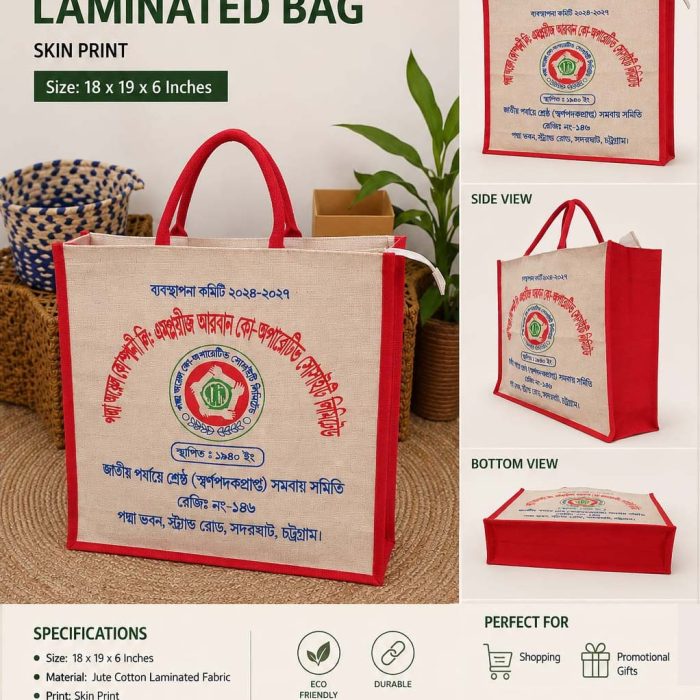 juco-18x19x6-inches-bag-01 Jute Cotton Laminated Custom Logo Bag