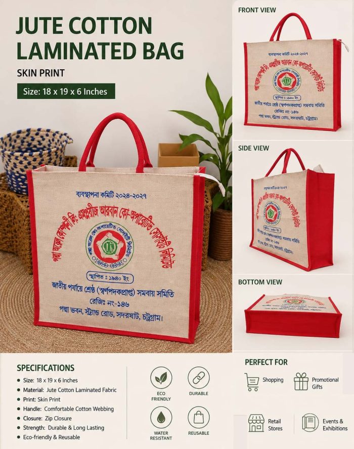 juco-18x19x6-inches-bag-01 Jute Cotton Laminated Custom Logo Bag