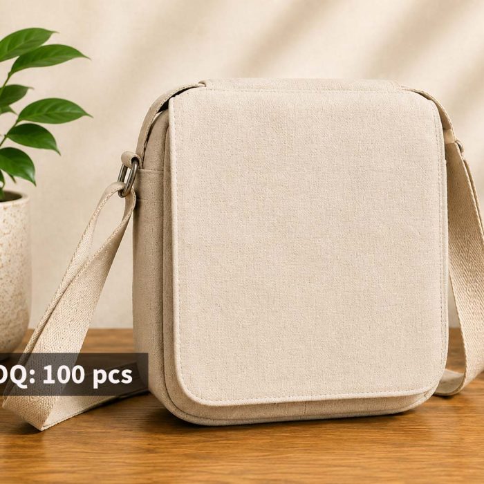 Cross-body-01 jute cotton crossbody bag