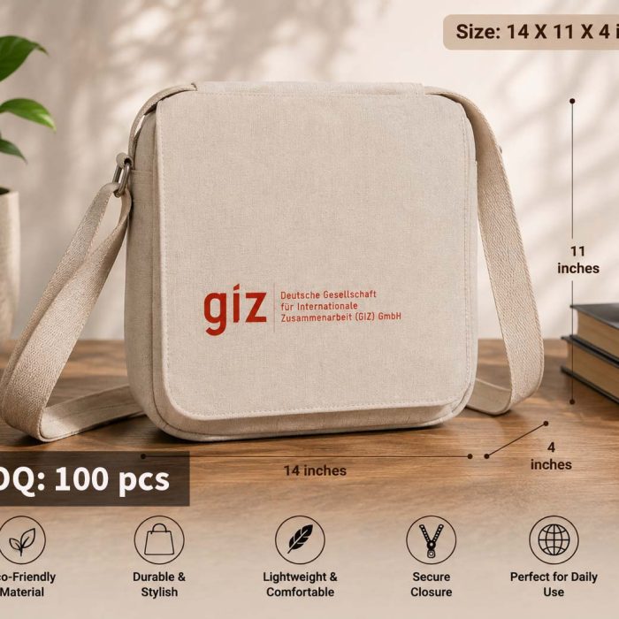 Cross-body-02 Eco-Friendly Jute Cotton Crossbody Bag